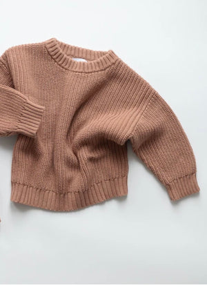 Jumper Chunky Knit Pullover | Clay